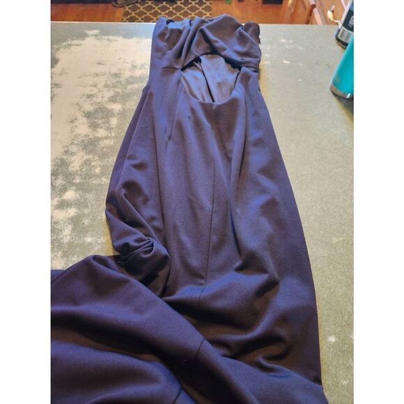 Katie May Gwyneth blue One Shoulder Cut Out Formal Maxi Dress Size 4 - Picture 5 of 5